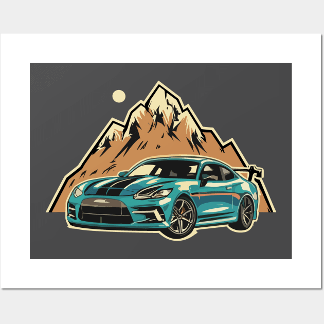 Car in Mountain classic Wall Art by Cruise Dresses
